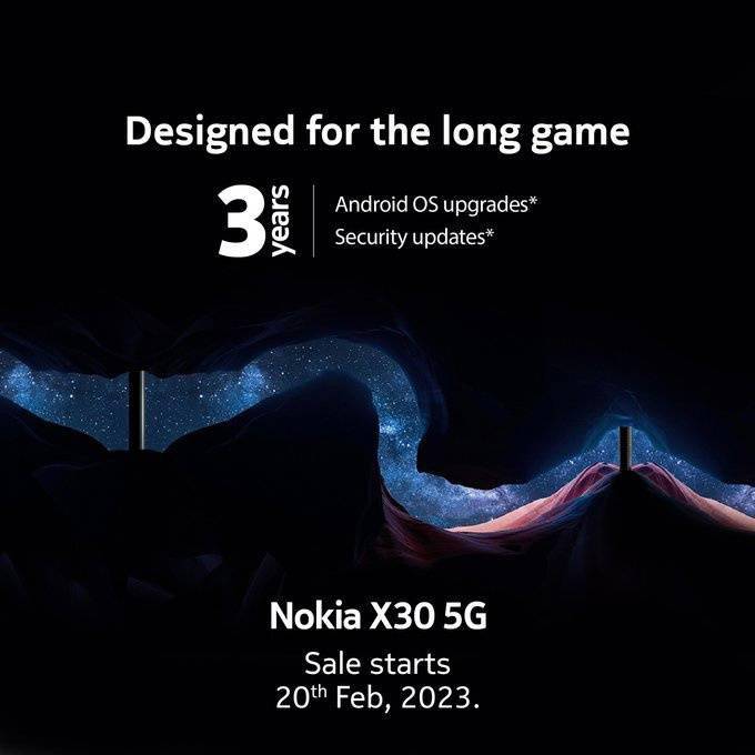 新2手机登陆网址_诺基亚X30手机将于2月20日登陆印度地区